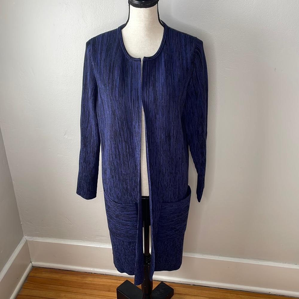 Hugo Boss Ribbed Long Cardigan Jacket